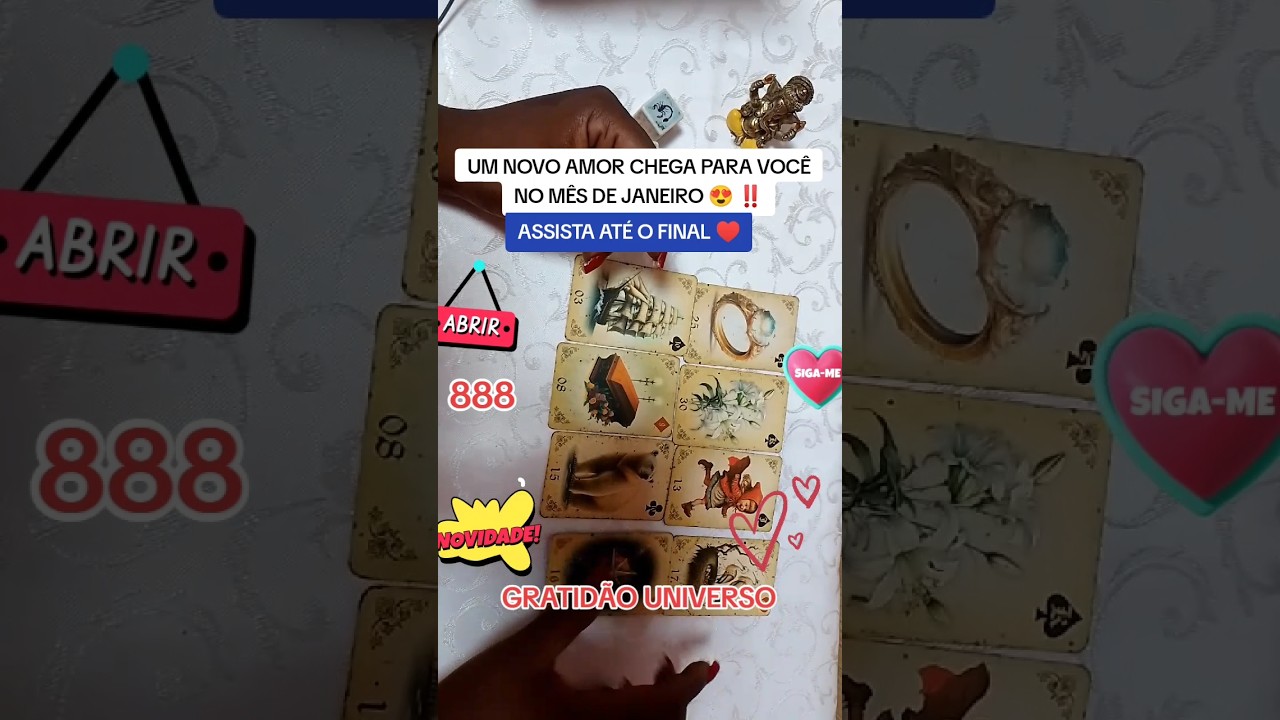 Read more about the article UM NOVO AMOR CHEGA NA SUA VIDA EM JANEIRO PARA FICAR #tarot #shorts