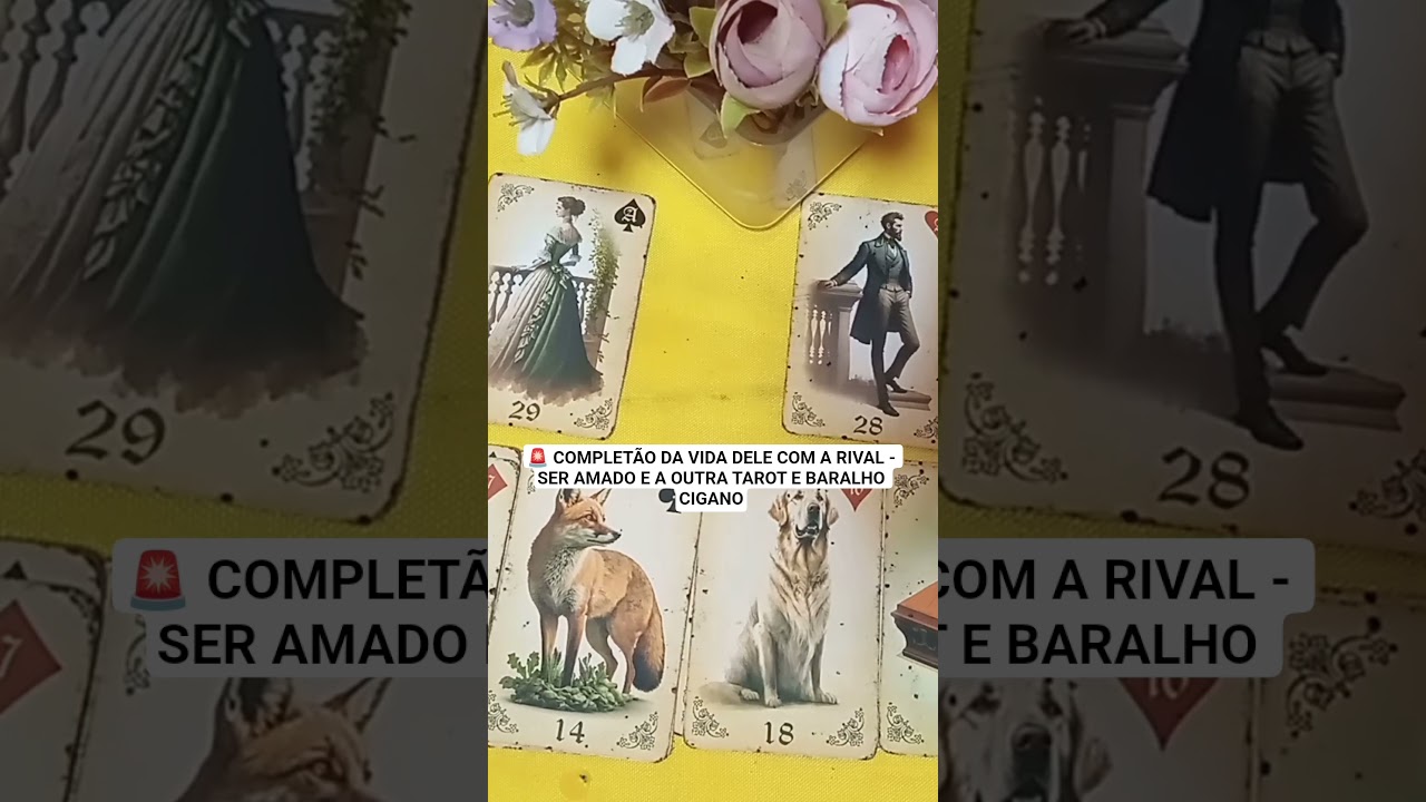 Read more about the article 🚨 COMPLETÃO DA VIDA DELE COM A RIVAL – SER AMADO E A OUTRA TAROT E BARALHO CIGANO – BRUXA HOJE #taro