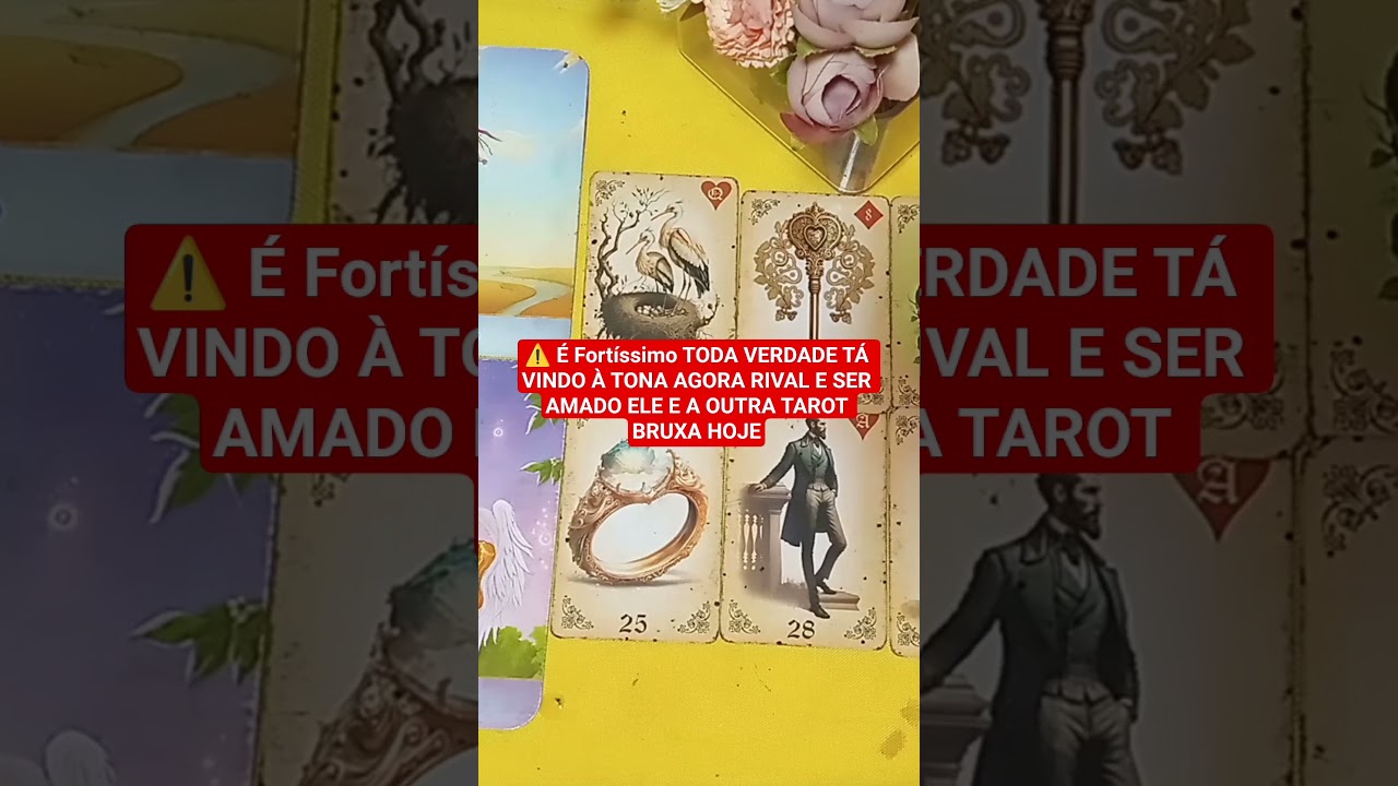 Read more about the article ⚠️ É Fortíssimo TODA VERDADE TÁ VINDO À TONA AGORA RIVAL E SER AMADO ELE E A OUTRA TAROT BRUXA HOJE
