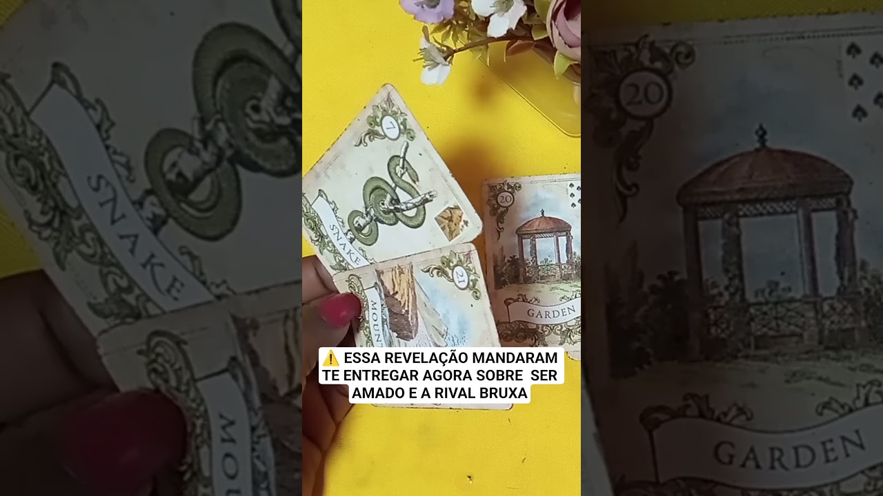 Read more about the article ⚠️ ESSA REVELAÇÃO MANDARAM TE ENTREGAR AGORA SOBRE  SER AMADO E A RIVAL BRUXA MOCREIA CATREVA TAROT