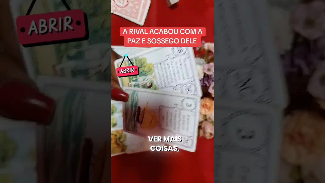 Read more about the article A RIVAL ACABOU COM A PAZ E O SOSSEGO DO SER AMADO #tarot #tarotdehoje #tarotonline #baralhocigano