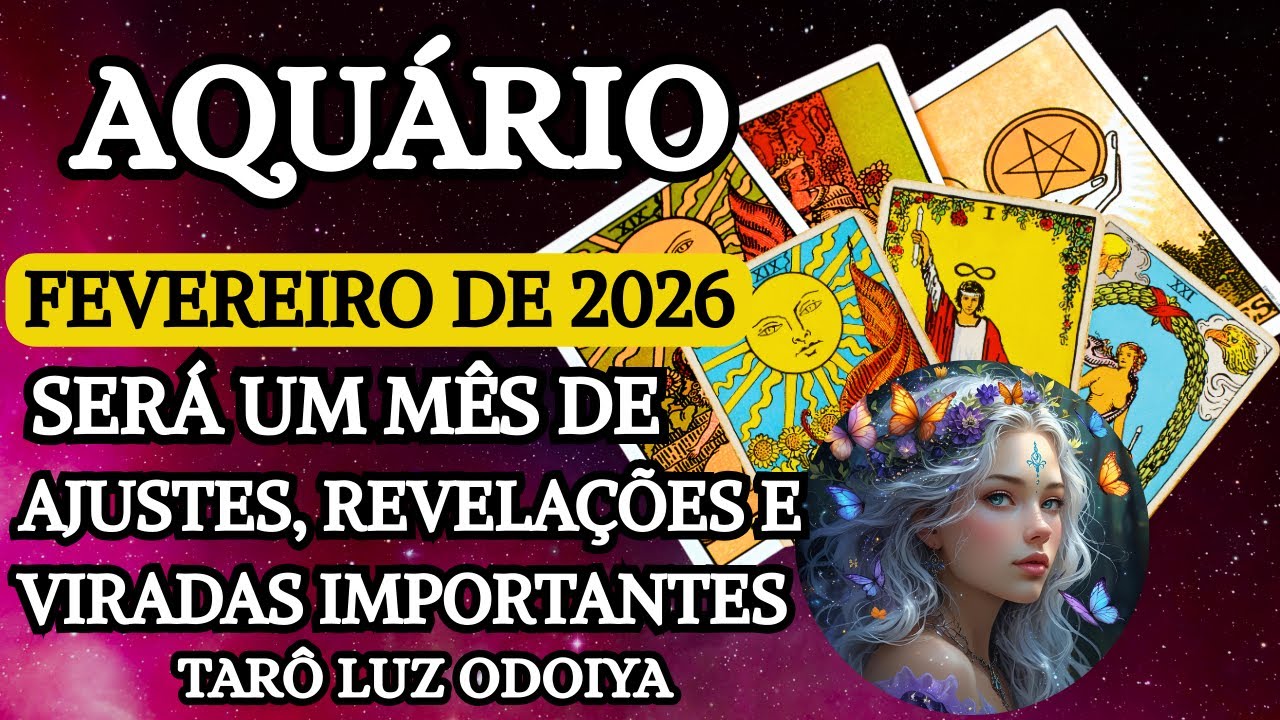 Read more about the article AQUÁRIO♒FEVEREIRO💫2026 MUDANÇAS RÁPIDAS QUE VOCÊ NEM VAI ACREDITAR✨ALGUÉM NOVO SURGE MUDA TUDO…