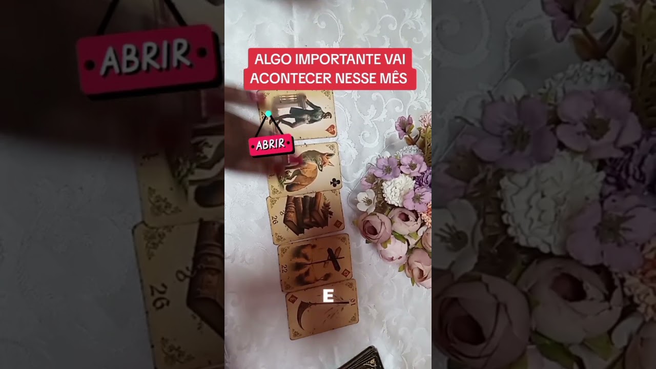 Read more about the article ASSISTA ESSE VÍDEO EM 5 MINUTOS ATÉ O FINAL #cartasdetarot