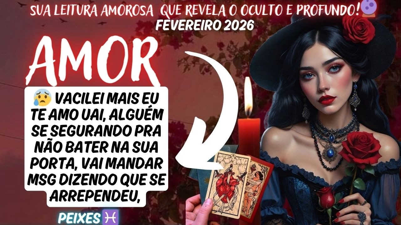 Read more about the article 💖PEIXES🔥ARREPENDIDO? 🙋‍♂️ALGUÉM SE SEGURANDO P/ NÃO BATER NA SUA PORTA, QUER CONVERSAR COM VOCÊ…🥺💔