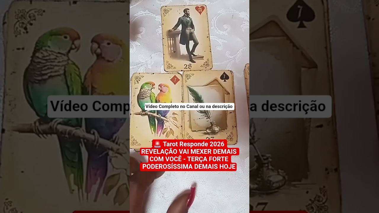 Read more about the article 🚨 Tarot Responde 2026 REVELAÇÃO VAI MEXER DEMAIS COM VOCÊ – TERÇA FORTE PODEROSÍSSIMA DEMAIS HOJE