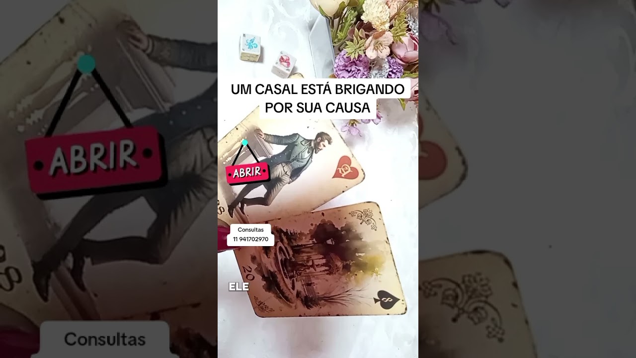 Read more about the article ELE E A RIVAL HOJE #cartomante #tarot #mariapadilha