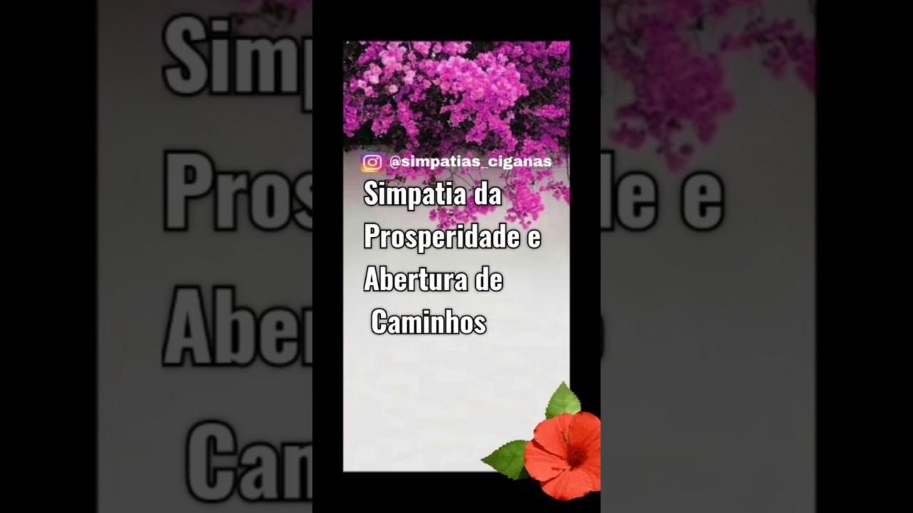 Read more about the article simpatia da Prosperidade e Abertura de Caminhos #simpatias #umbanda #magia #banhos #baralho