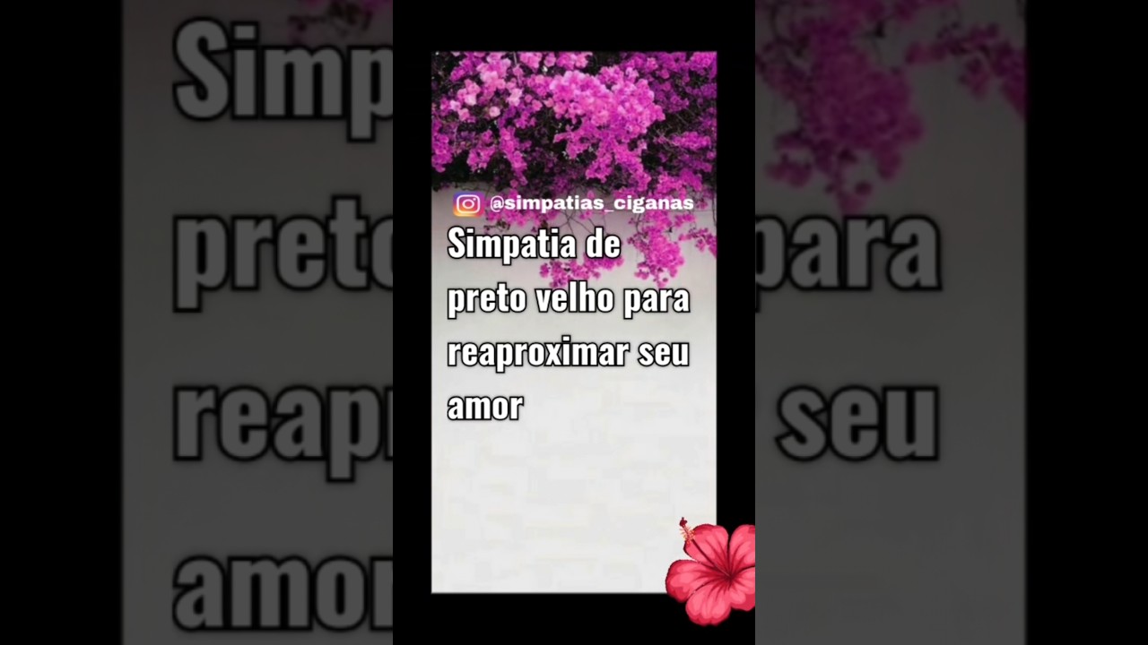 Read more about the article Simpatia de preto velho para reaproximar seu amor #simpatias #banhos #simpatiadoamor #magiacigana