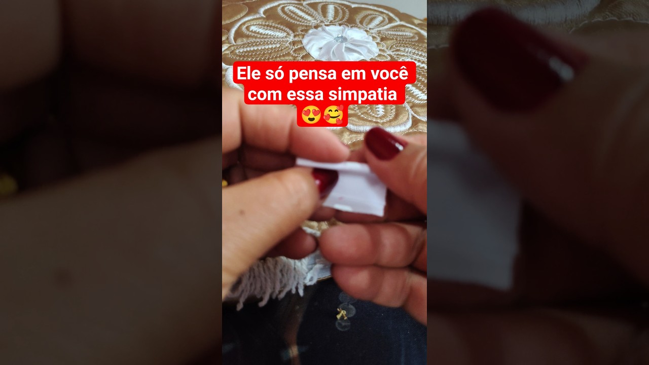 Read more about the article simpátia ele só pensa em mim #shortvideo #simpatia #shorts #short #magia #magic