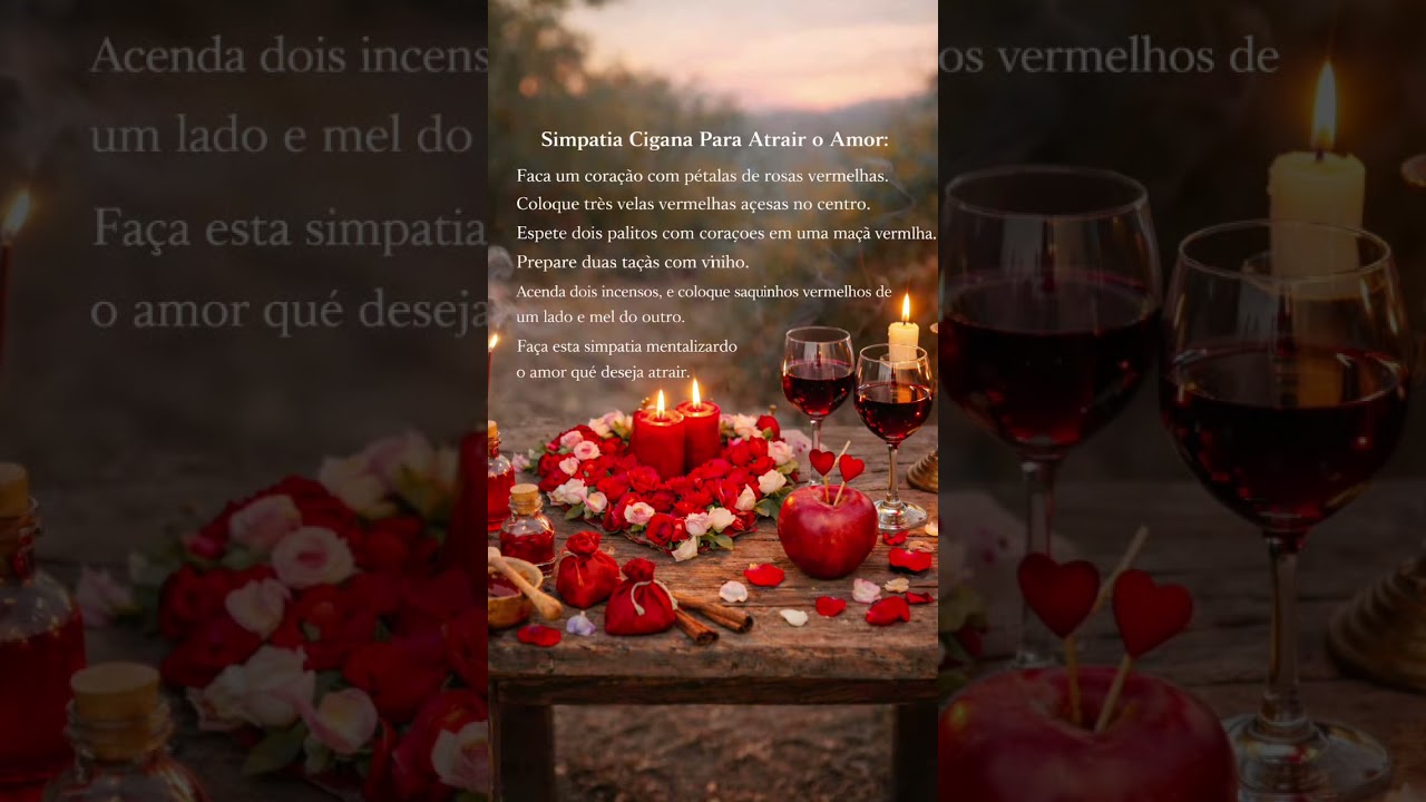 Read more about the article Simpatia pra o amor ❤️ #cigana  #simpatias