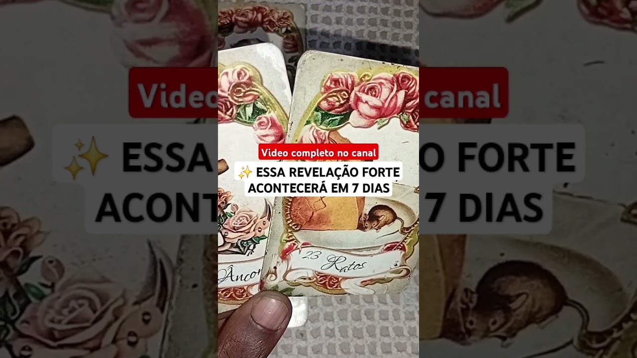 Read more about the article ✨️ ESSA REVELAÇÃO FORTE ACONTECERÁ EM 7 DIAS
