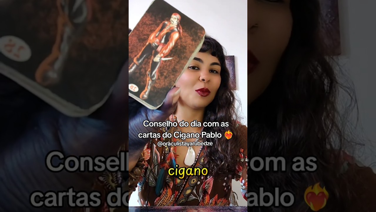 Read more about the article Conselho do dia com as cartas do Cigano Pablo ❤️‍🔥❤️‍🔥❤️‍🔥 Agenda aberta #tarot #baralhocigano #2026