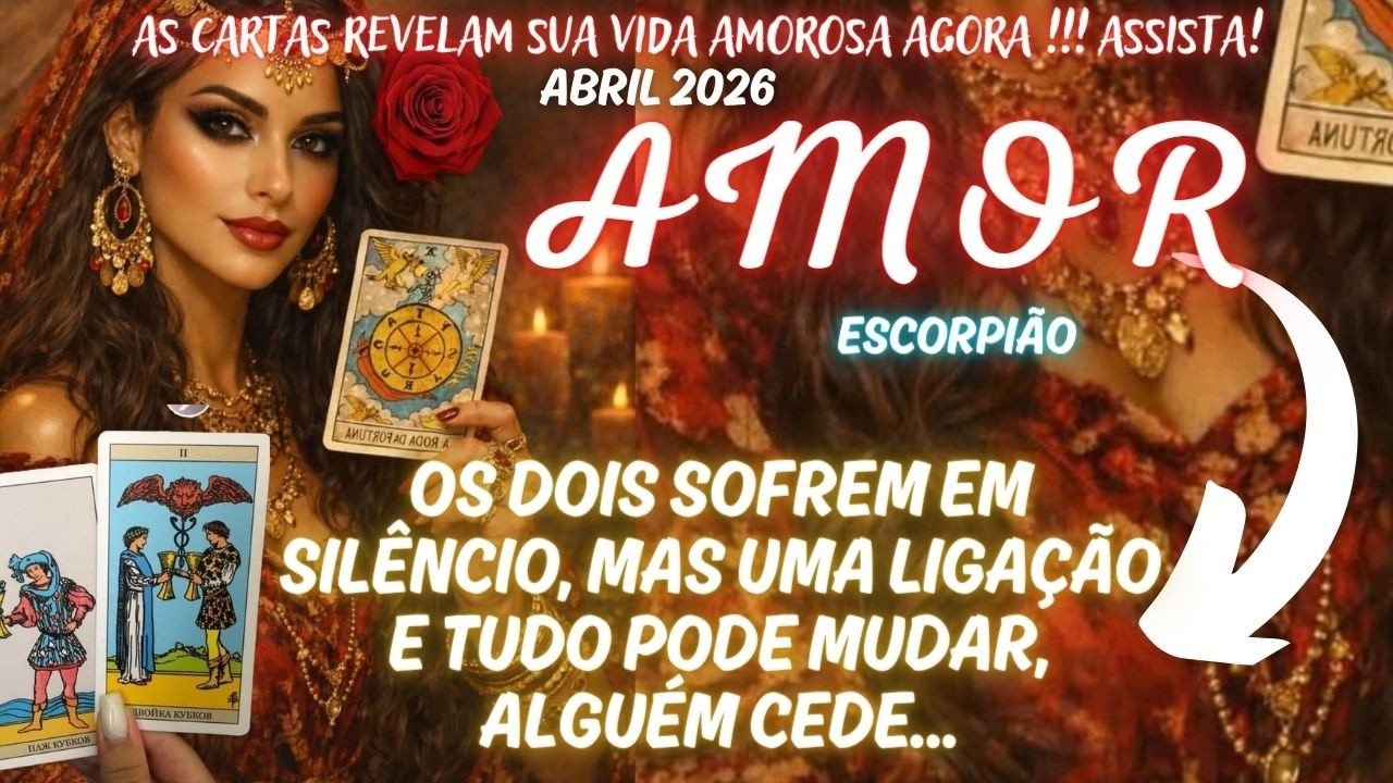 Read more about the article 💖ESCORPIÃO😭📲É FORTE A LIGAÇÃO ENTRE VCS OS DOIS SOFREM EM SILÊNCIO, MAS ALGUÉM VAI TOMAR 1 ATITUDE😱