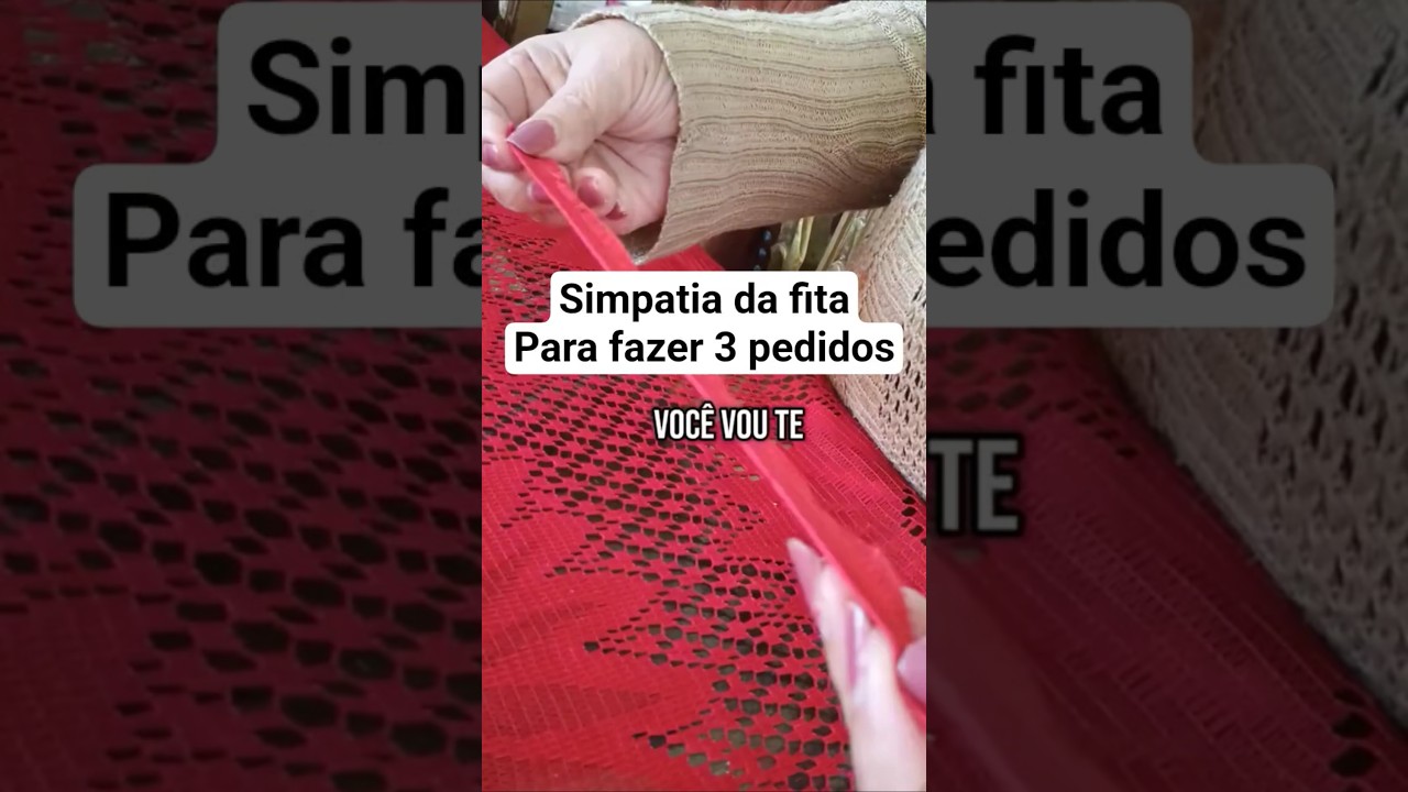 Read more about the article simpatia da fita pra fazer 3 pedidos #simpatias #simpatia #umbanda #umbandabrasil  #baralhocigano