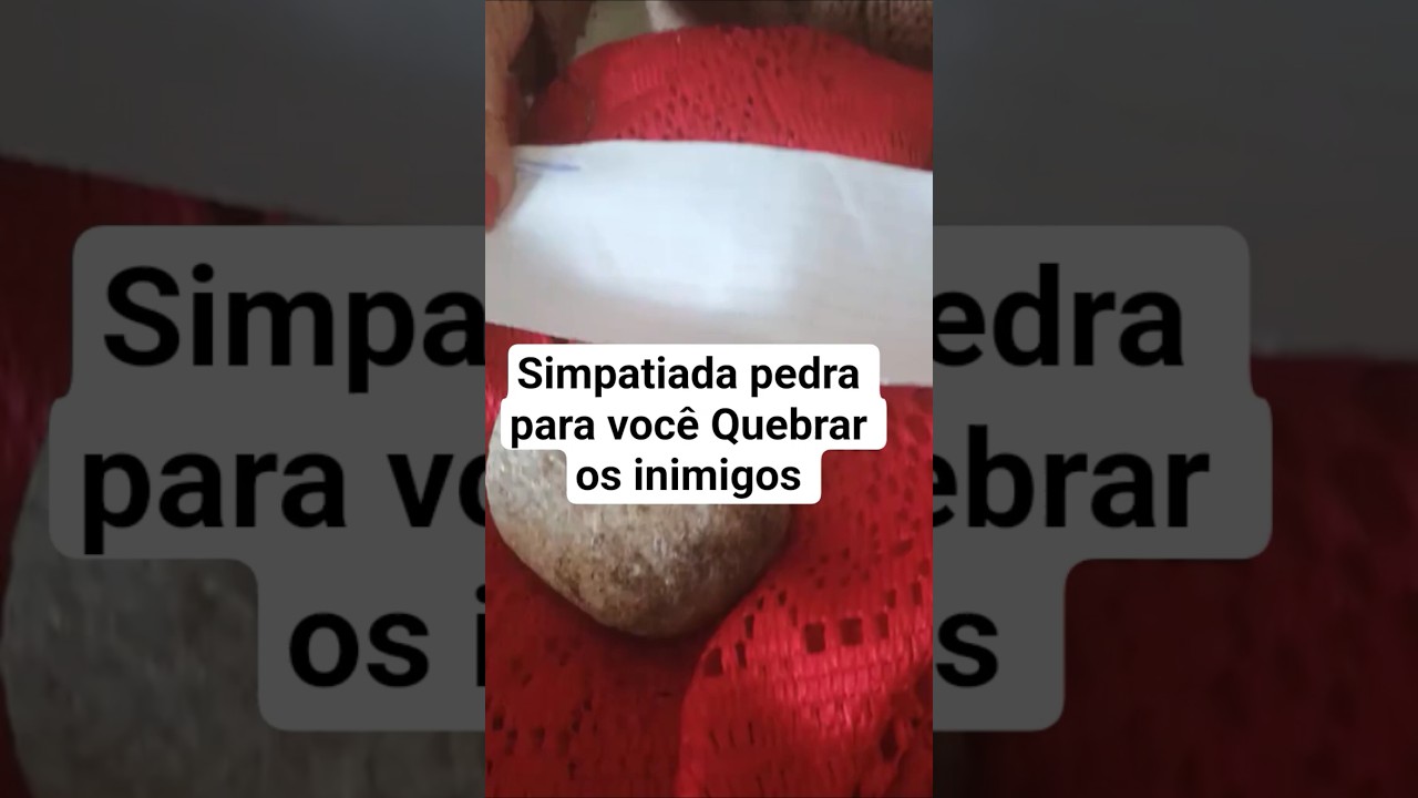 Read more about the article simpatia da pedra para quebrar os inimigos #baralhocigano #simpatia #umbanda