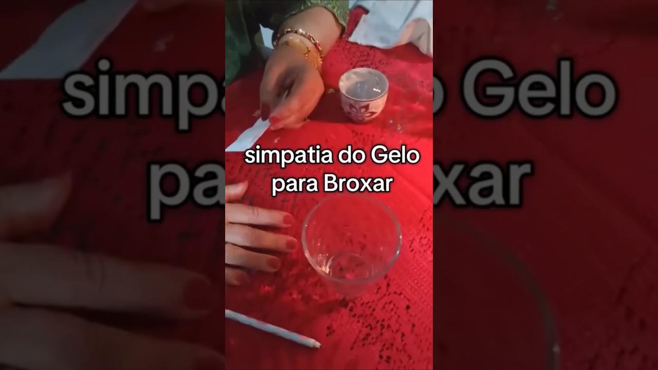 Read more about the article simpatia do gelo para brochar homem e mulher #baralhocigano #simpatias #umbanda #simpatias