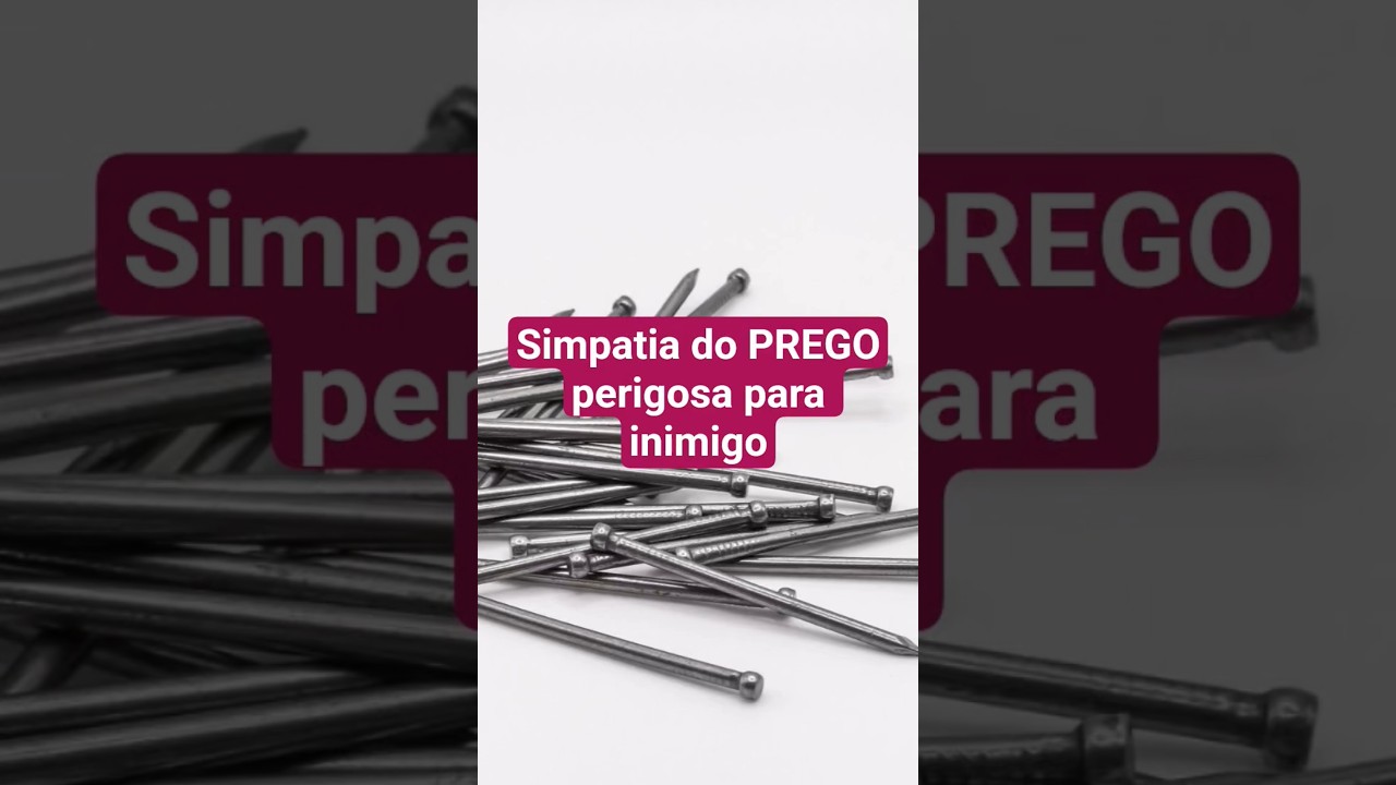Read more about the article Simpatia do PREGO para destruir INIMIGO #simpatia #magia #simpatias