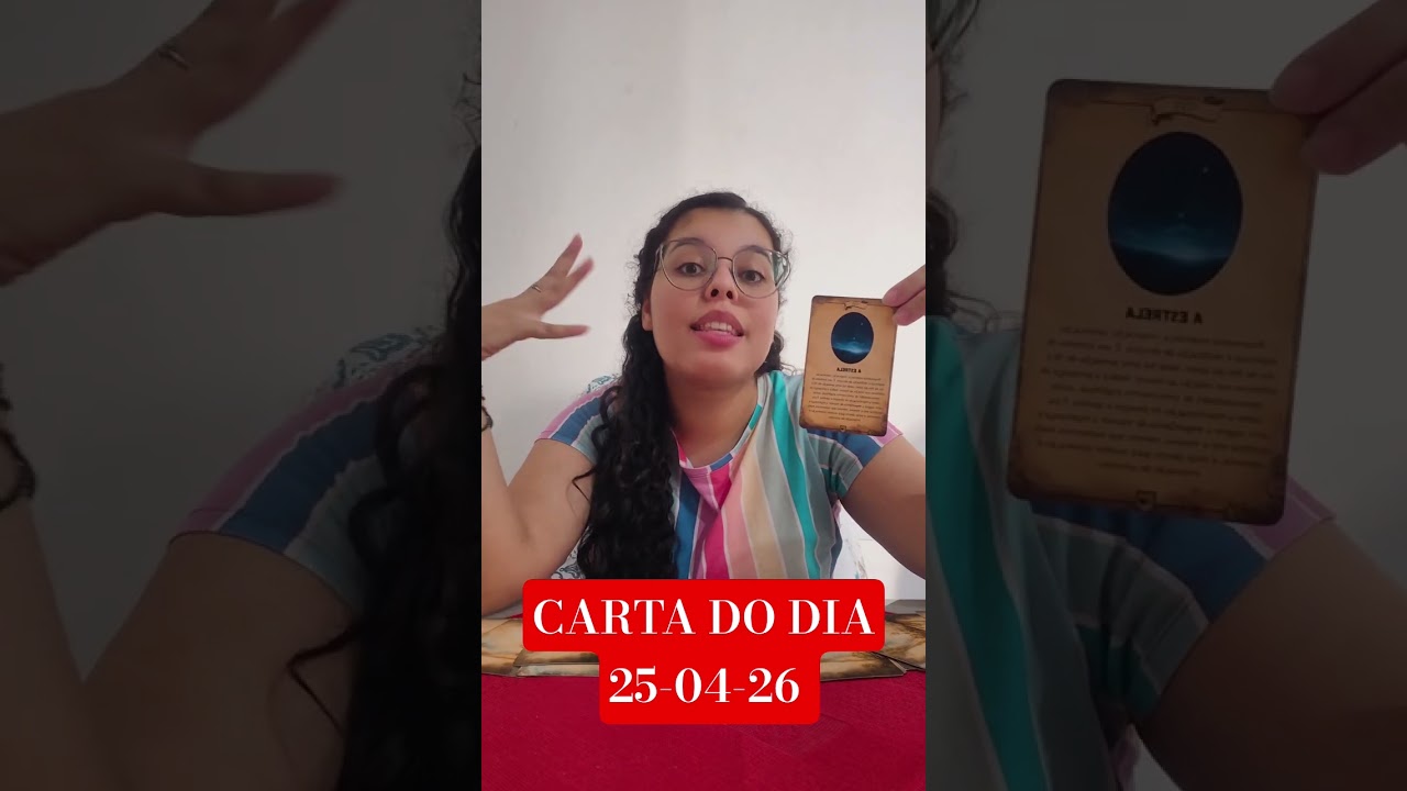 Read more about the article 🔮 Carta do dia 25-04-26 🔮#baralhocigano #tarot #espiritualidade #fyp #shorts