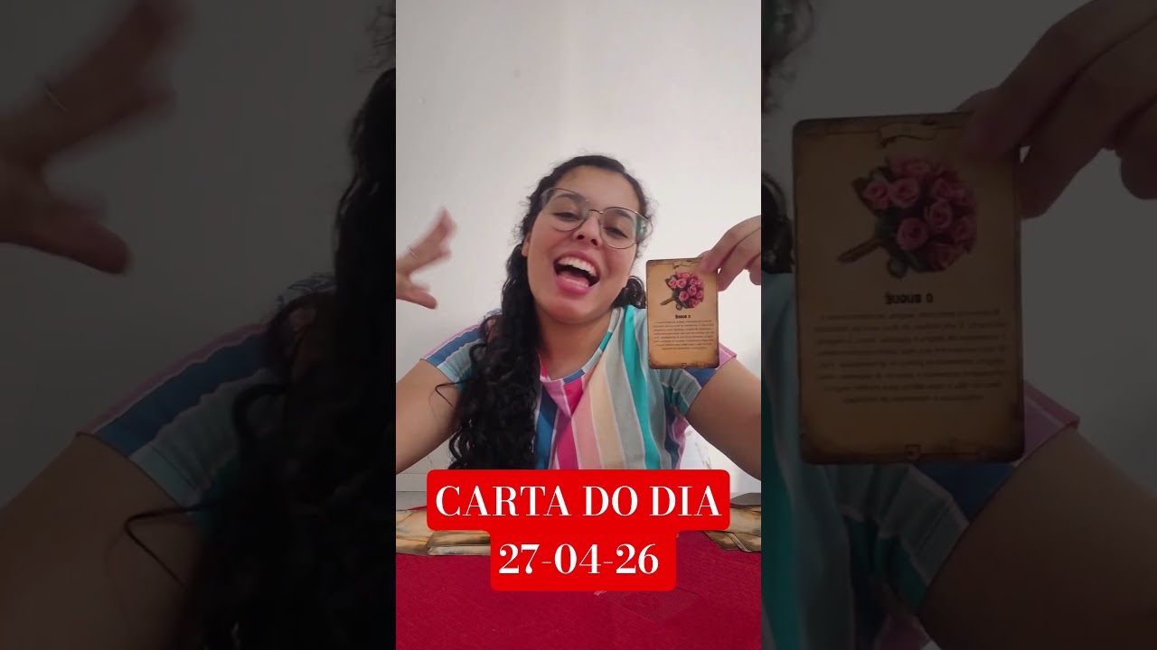 Read more about the article 🔮 Carta do dia 27-04-26 🔮#baralhocigano #tarot #espiritualidade #fyp #shorts