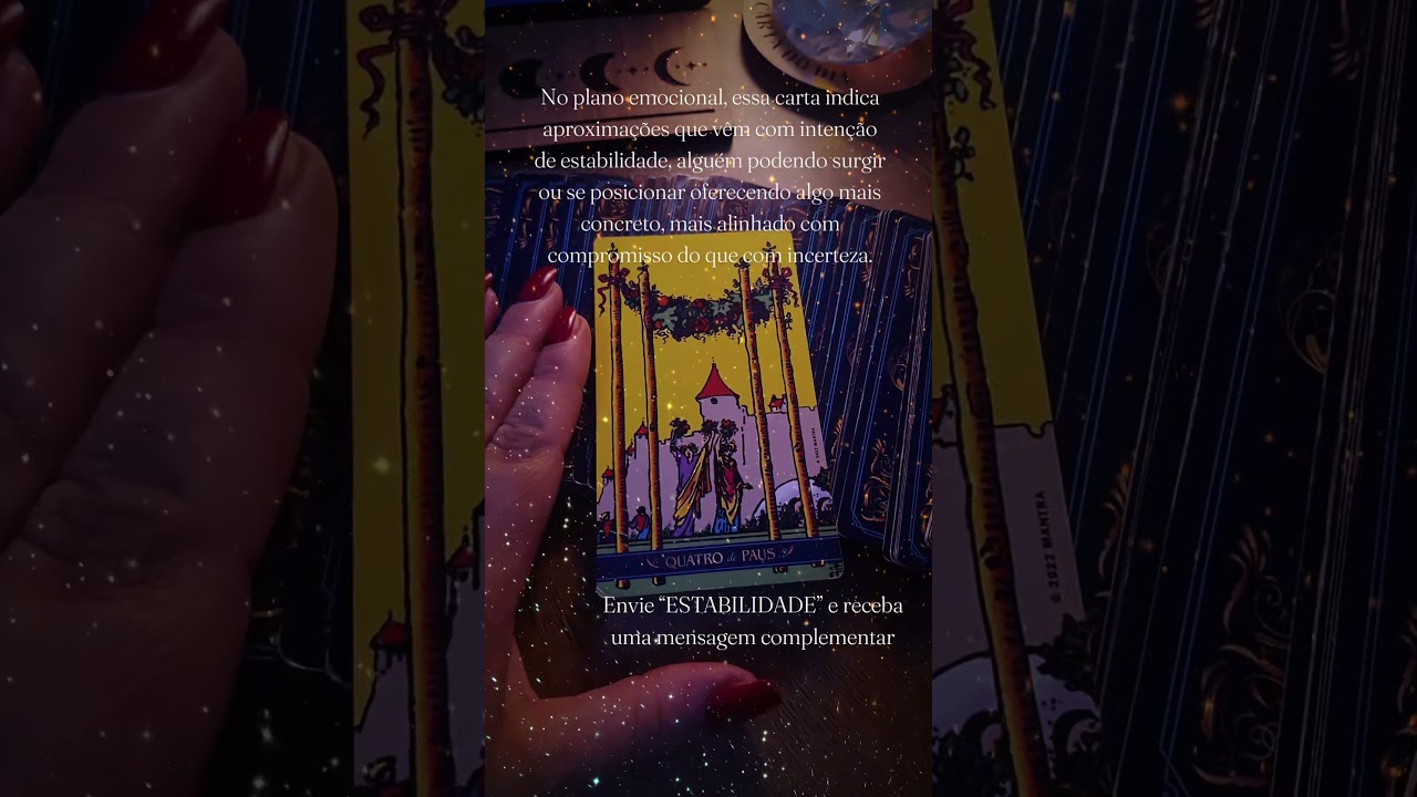 Read more about the article Prosperidade e Estabilidade – Carta do dia | Olhar de cigana Tarot🌹