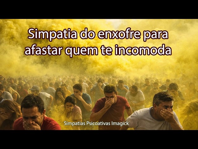 Read more about the article Simpatia do enxofre para afastar quem te incomoda – Simpatias Psicoativas