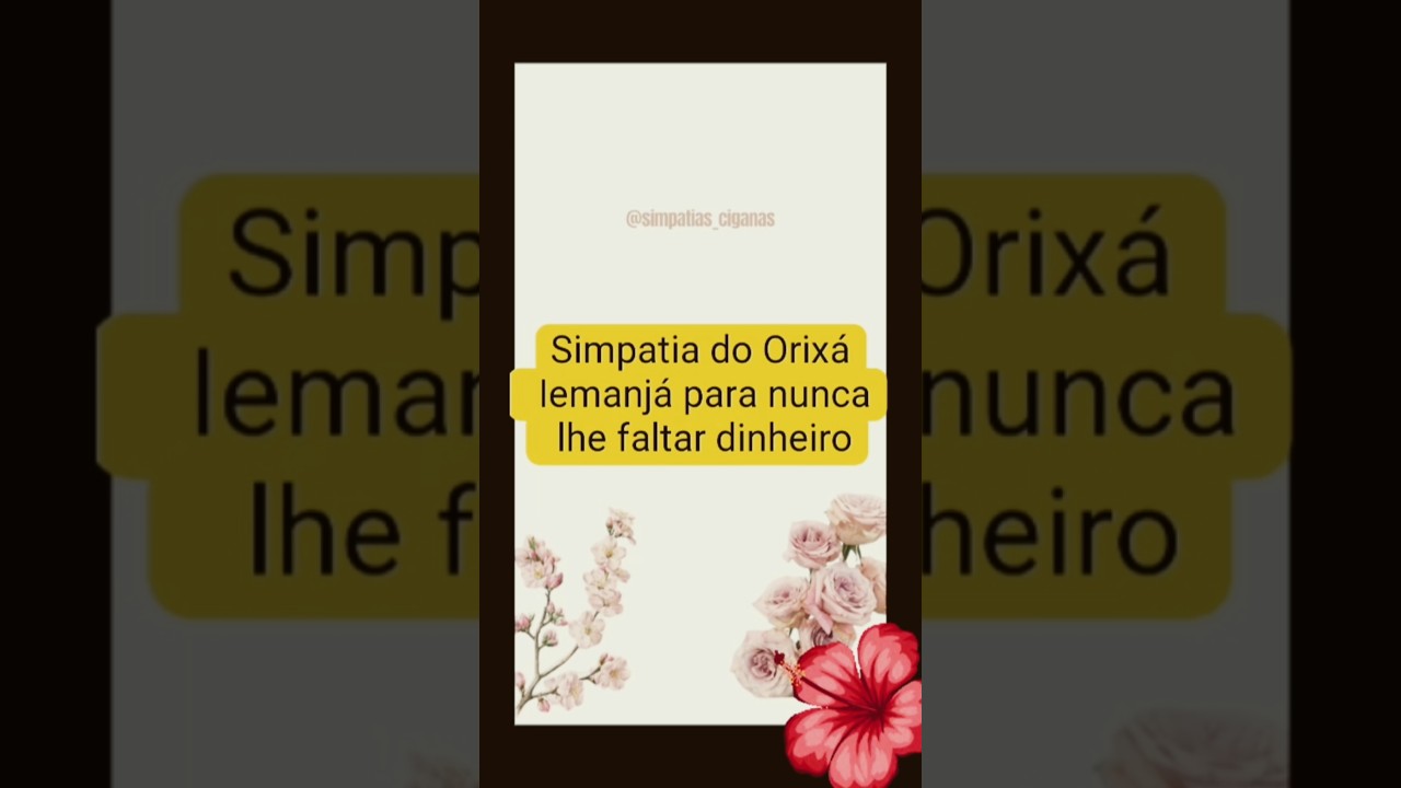 Read more about the article Simpatia do Orixá Iemanjá para nunca lhe faltar dinheiro #simpatias #banhos #viral #magia