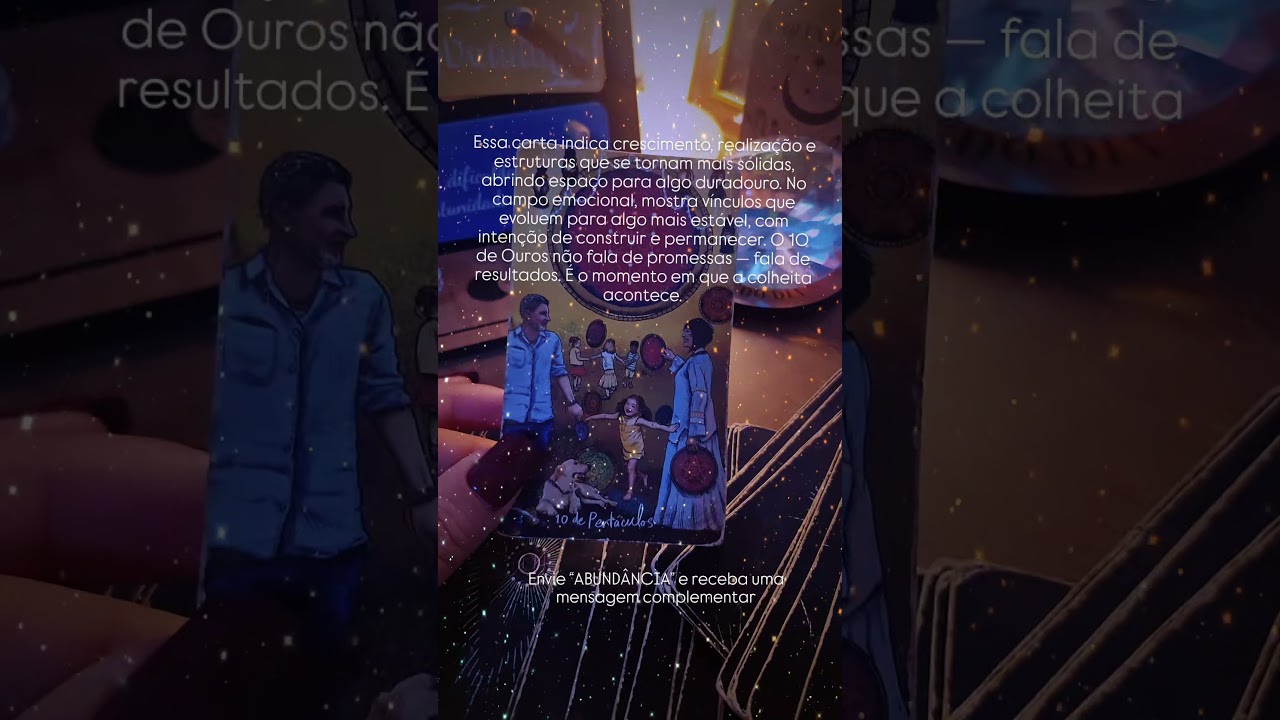Read more about the article Momento de abundância  – Carta do dia O| Olhar de cigana Tarot🌹