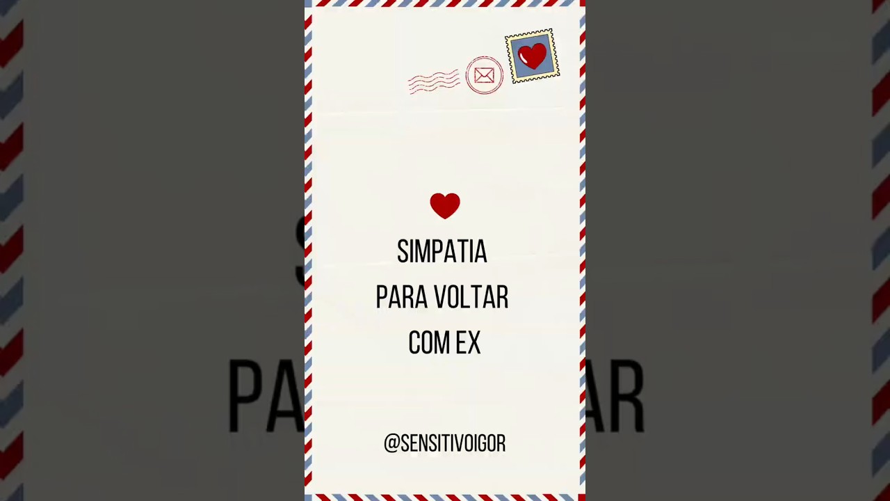 Read more about the article Simpatias, fé e intenção para abrir caminhos no amor ❤️✨ #amor  #sensitivoigor #simpatia