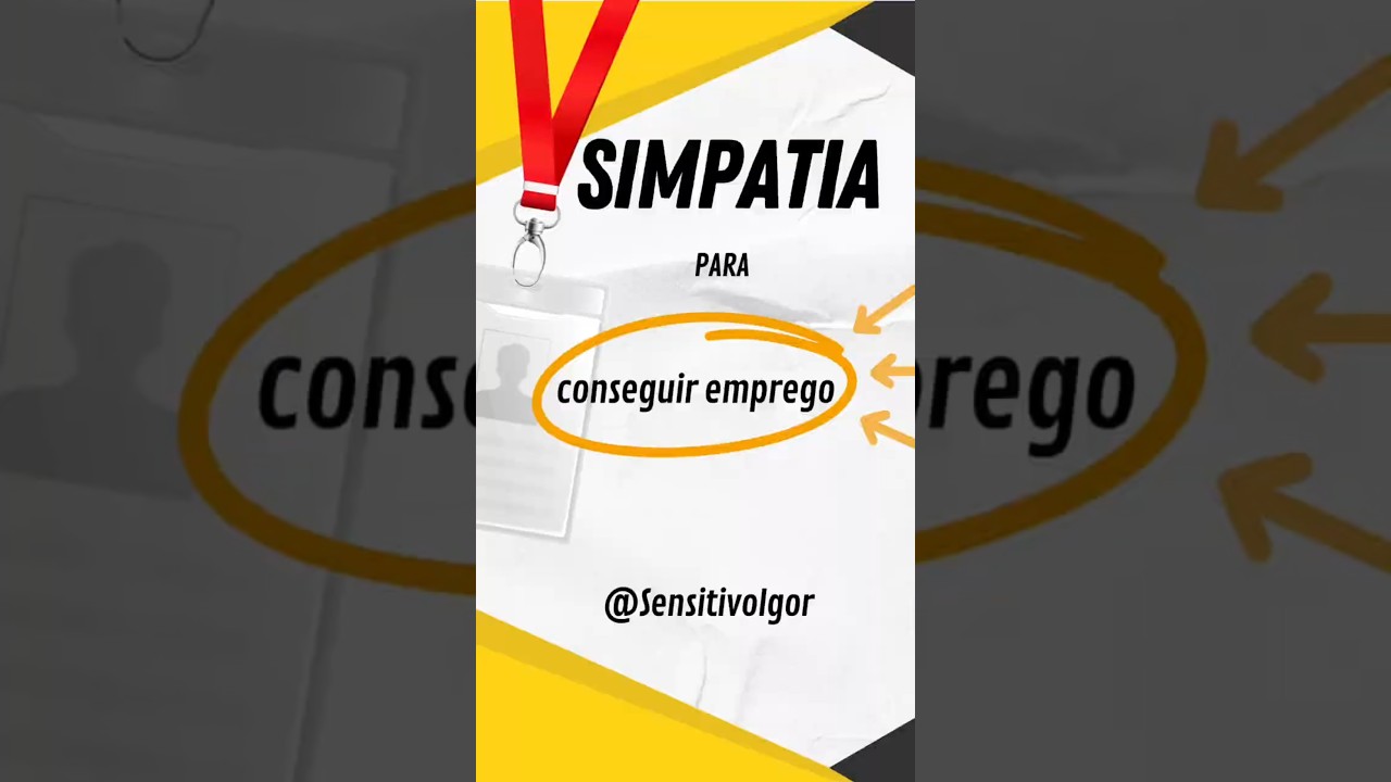 Read more about the article 🍌✨ Simpatia para atrair emprego e abrir caminhos. 🙏 #emprego #prosperidade  #sensitivoigor