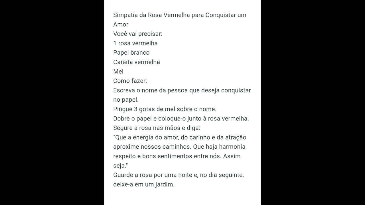 Read more about the article SIMPATIA DA ROSA VERMELHA 🔥