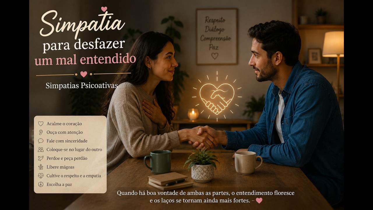 Read more about the article Simpatia para desfazer um mal entendido – Simpatias Psicoativas