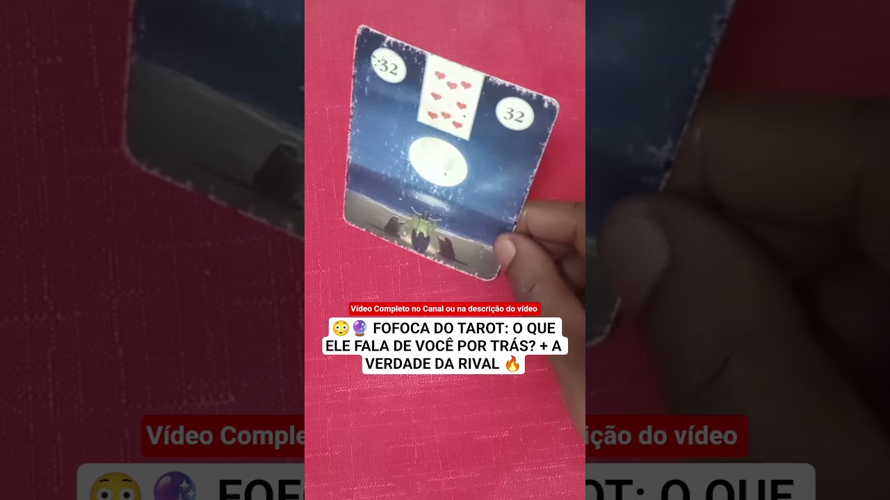 Read more about the article 😳🔮 FOFOCA DO TAROT:O QUE ELE FALA DE VOCÊ POR TRÁS?+ A VERDADE DA RIVAL🔥 #tarotreading #tarot #tarot