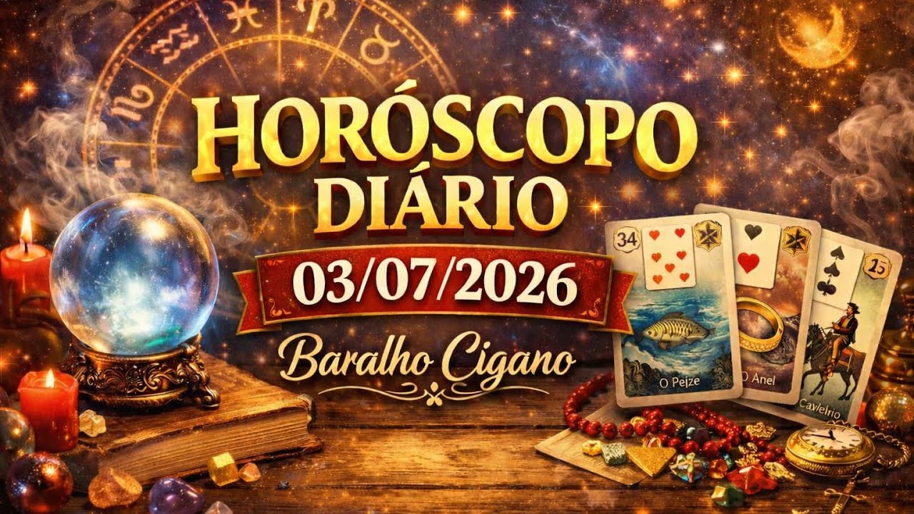 Read more about the article 🔮 HORÓSCOPO DO DIA 03/07/2026 – Sua previsão diária aqui #horoscopo