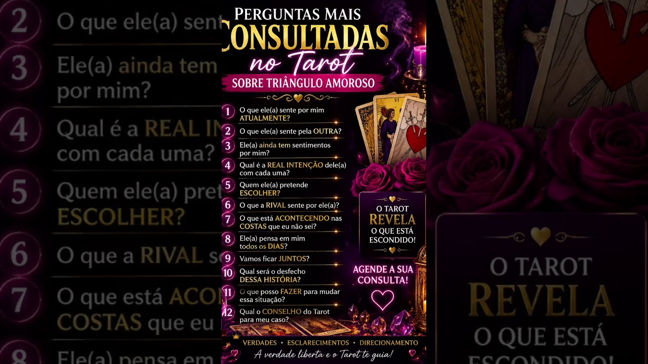 Read more about the article 🛑 Triângulo Amoroso Tarot #tarot #taro #tarotreading #espiritualidade #viral