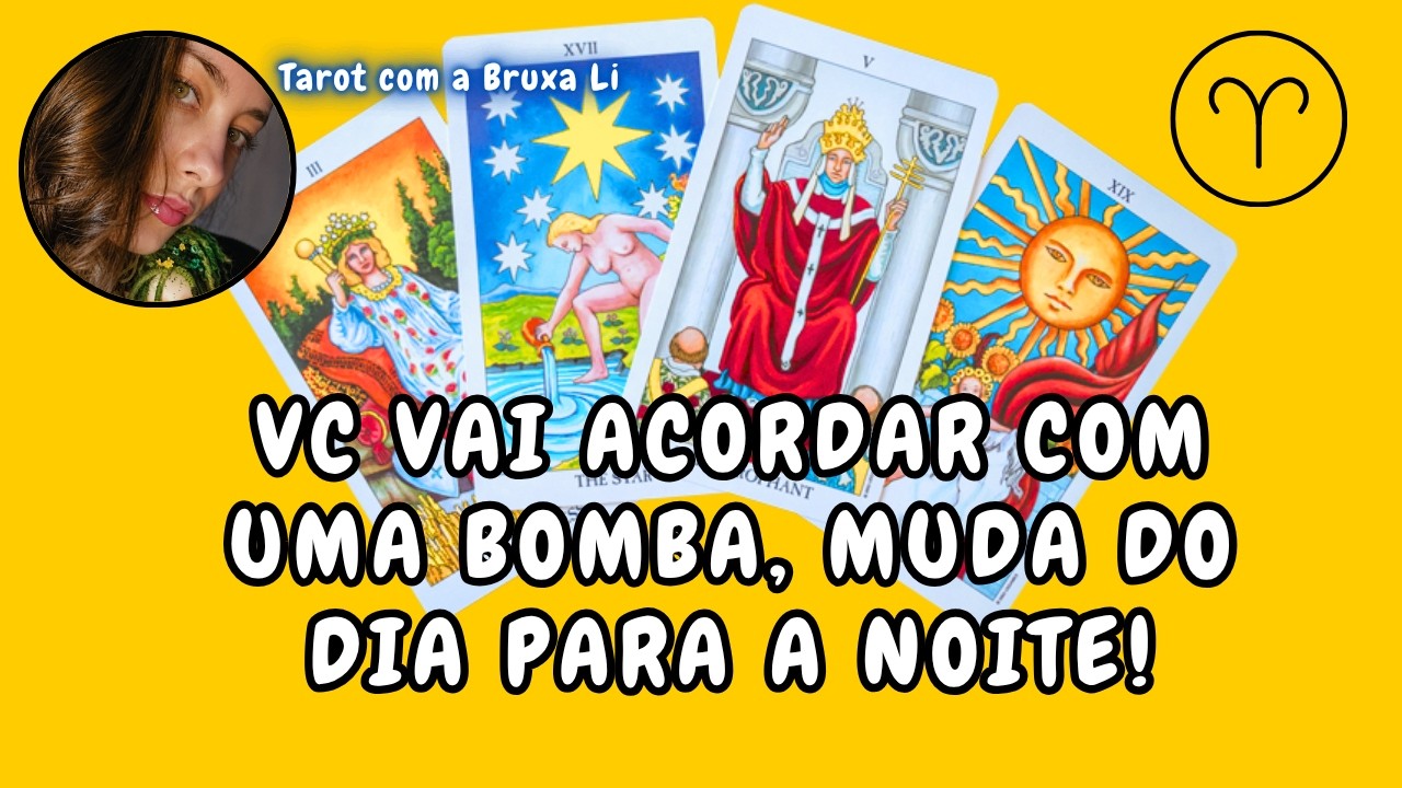 Read more about the article ÁRIES♈ VC VAI ACORDAR COM UMA BOMBA, MUDA DO DIA PARA A NOITE😱