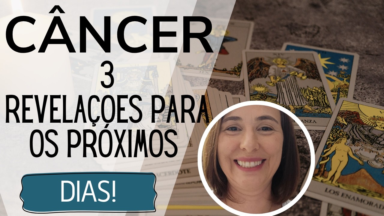 Read more about the article CÂNCER♋| 3 REVELAÇÕES PARA OS PRÓXIMOS DIAS!