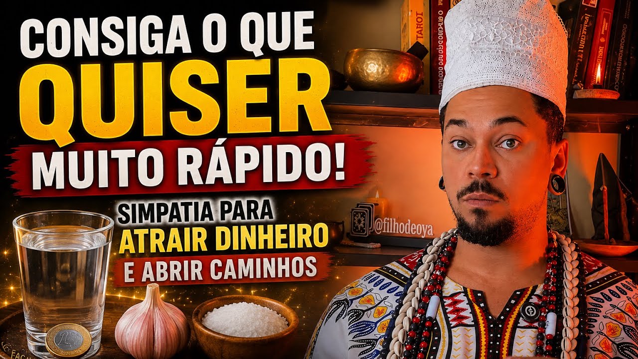Read more about the article Consiga o Que Quiser Muito Rápido | Simpatia Para Atrair Dinheiro e Abrir Caminhos