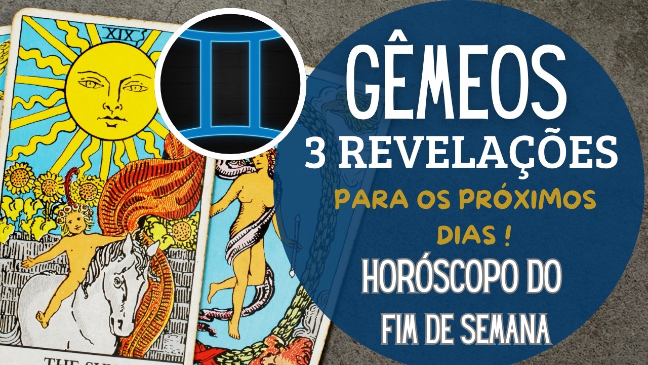 Read more about the article GÊMEOS| 3 REVELAÇÕES PARA OS PRÓXIMOS DIAS! 🍀❤️💵😍(HORÓSCOPO DO FIM DE SEMANA).