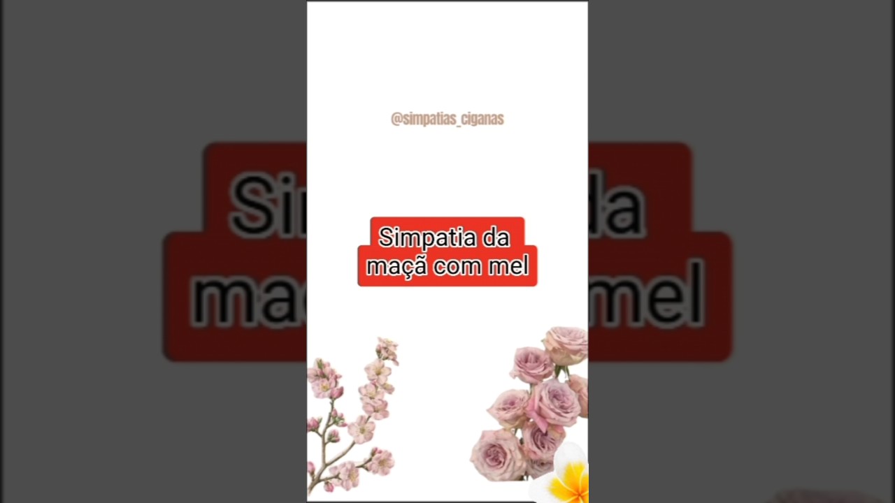 Read more about the article simpatia da maçã com mel #simpatias #banhos #magia #viral #tarot