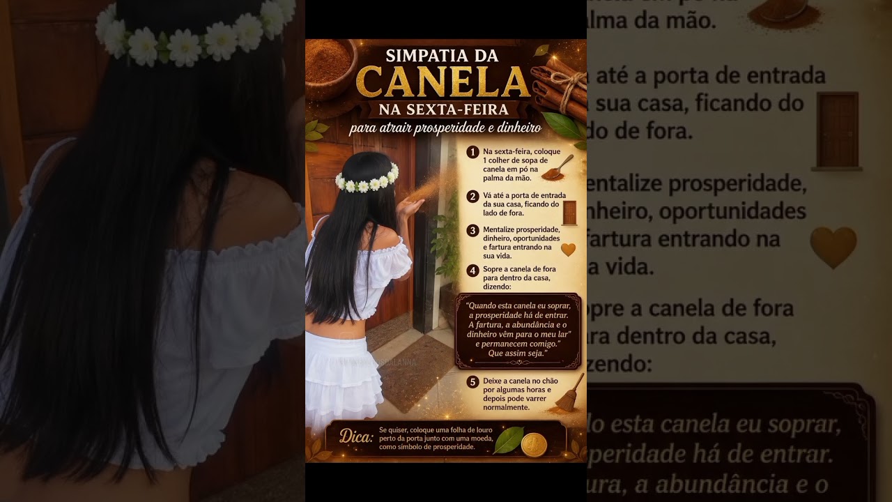 Read more about the article ATRAIA A PROSPERIDADE! SIMPATIA DA CANELA EM PÓ! FAÇA HOJE ! #prosperidade #simpatias
