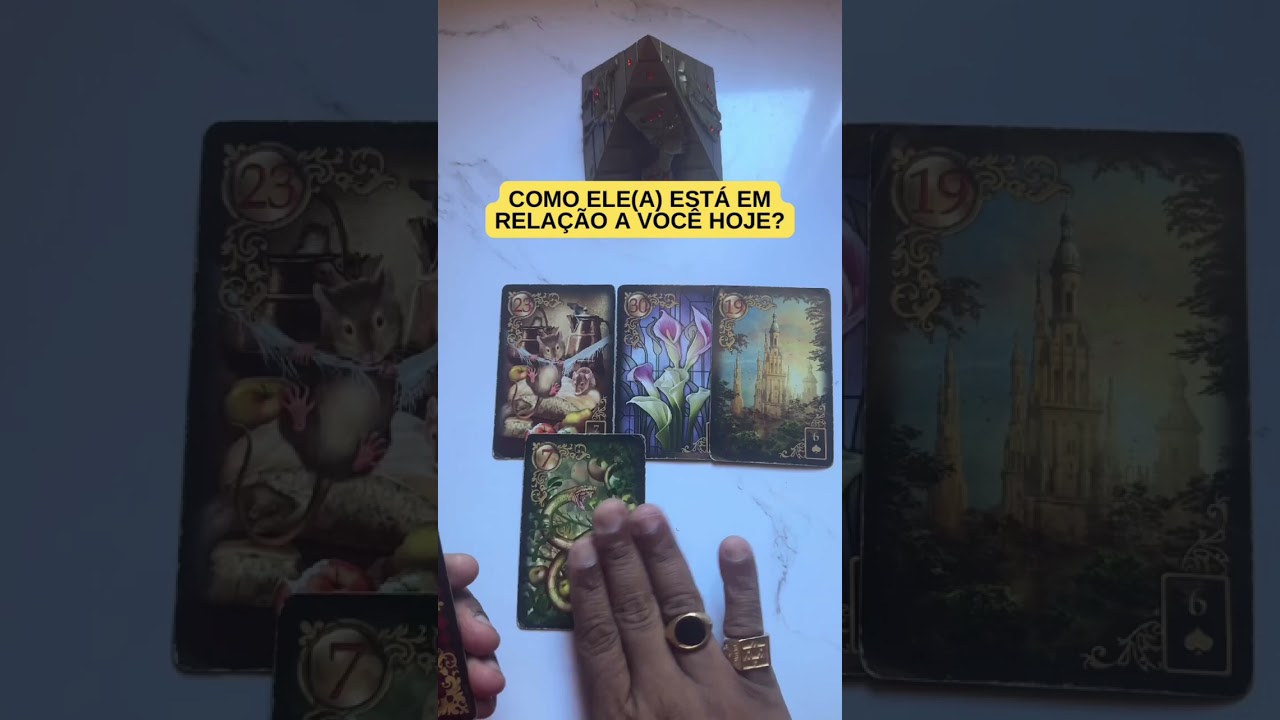 Read more about the article Como ele(a) está em relação a mim hoje? #Tarot #Tarô #tarotresponde