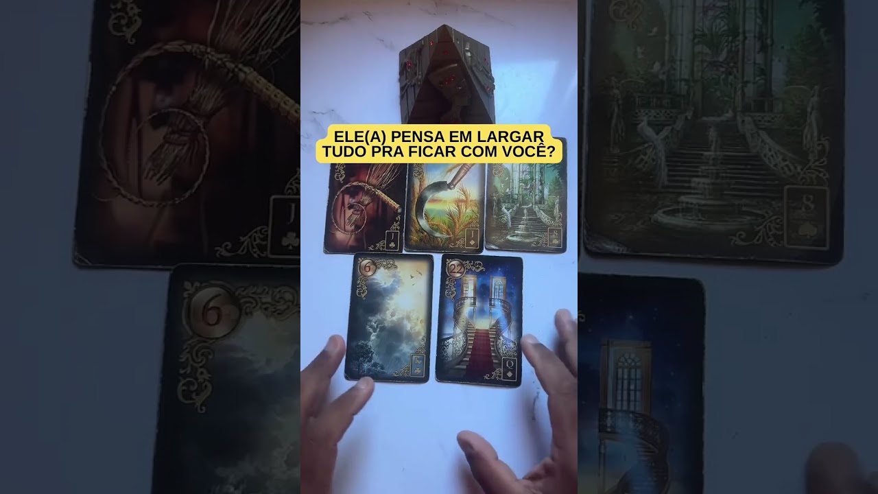Read more about the article Ele(a) pensa em largar tudo pra ficar com você? #Tarot #Tarô #tarotresponde