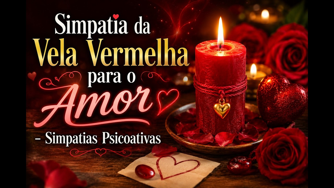 Read more about the article Simpatia da Vela Vermelha para o Amor – Simpatias Psicoativas
