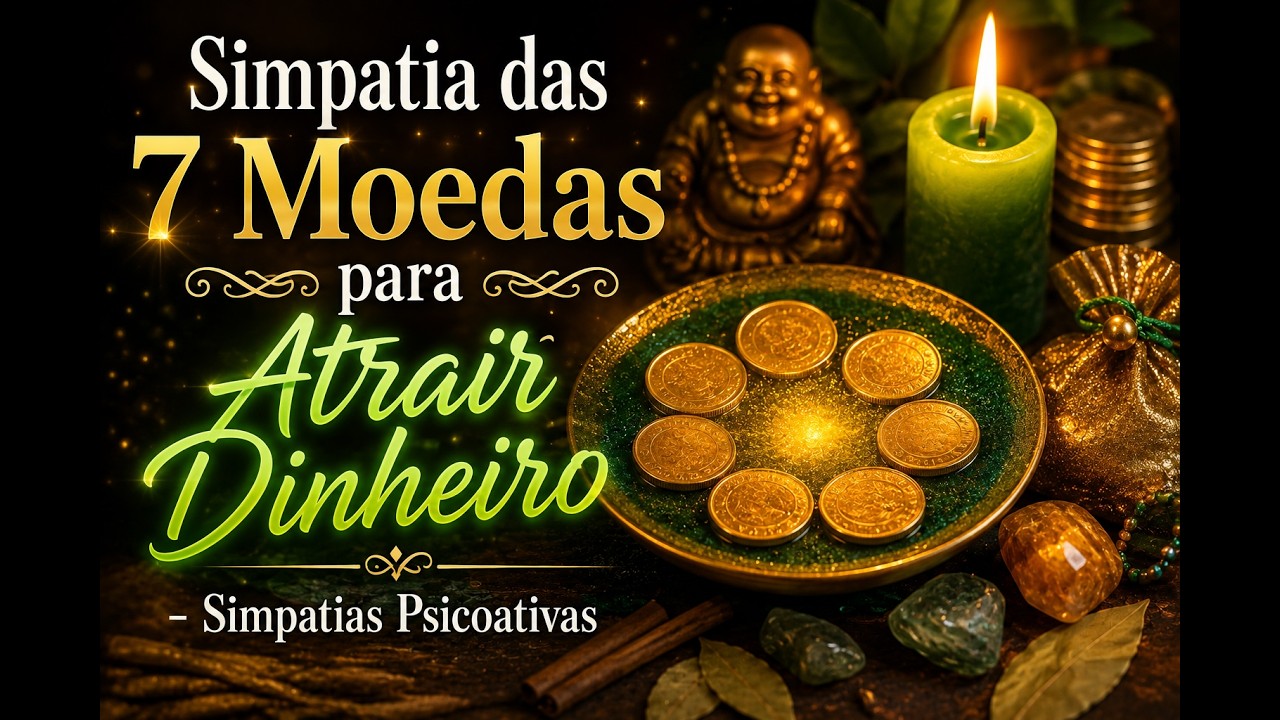 Read more about the article Simpatia das 7 Moedas para Atrair Dinheiro – Simpatias Psicoativas