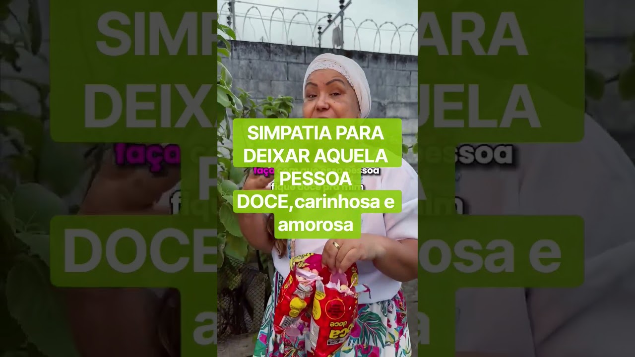 Read more about the article Simpatia para deixar aquela pessoa doce, carinhosa e amorosa #shorts