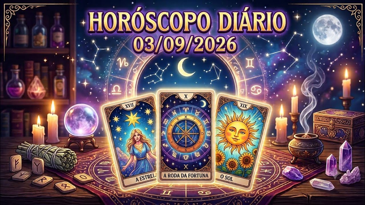 Read more about the article 🔮 HORÓSCOPO DO DIA 03/09/2026 – Sua previsão diária aqui #horoscopo