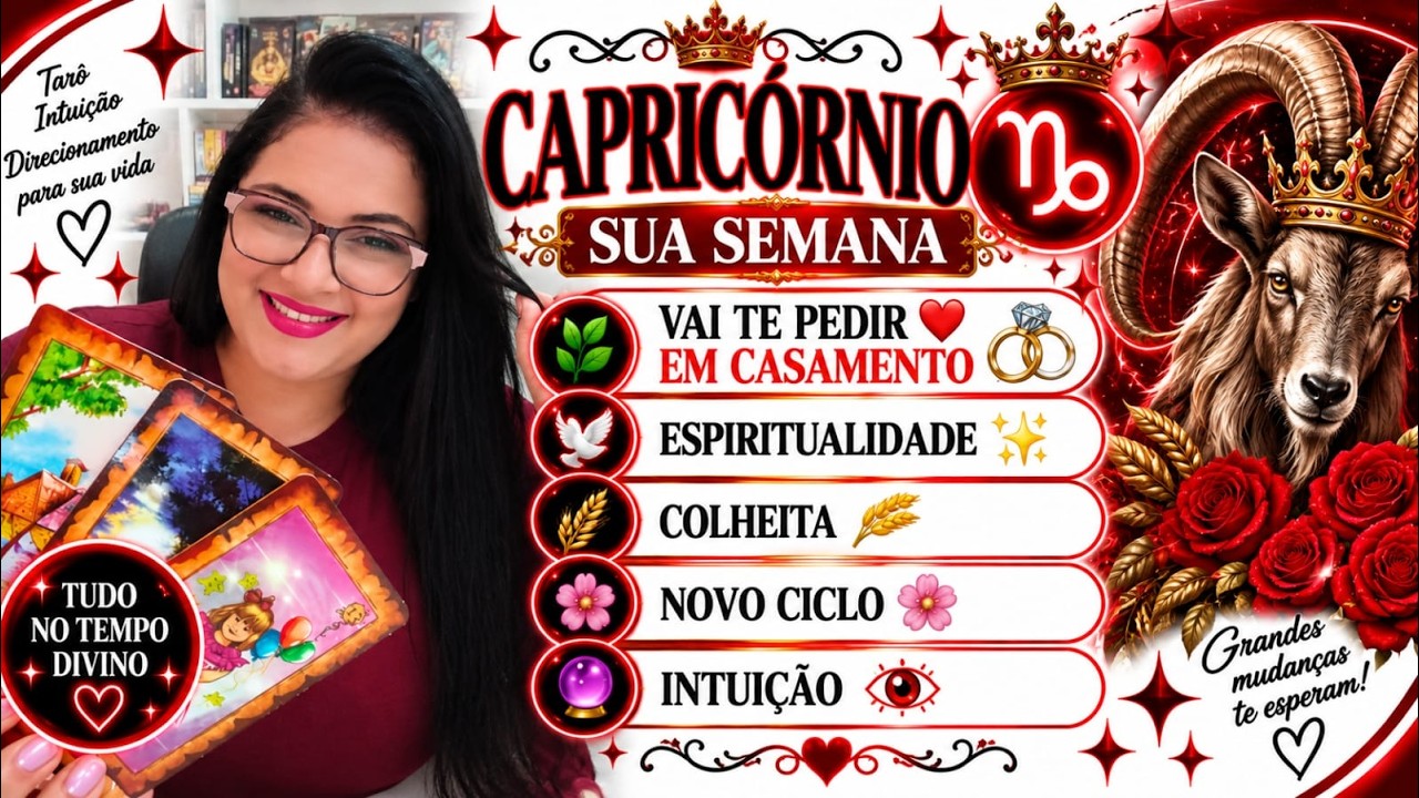 Read more about the article CAPRICÓRNIO ♑TAROT revela TUDO que vai ACONTECER EM7 DIAS🍀#signos #signocapricornio #capricorntarot