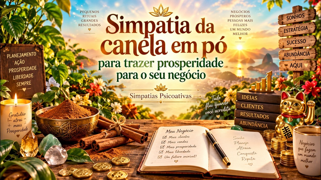 Read more about the article Simpatia da canela em pó para trazer prosperidade para o seu negócio – Simpatias Psicoativas