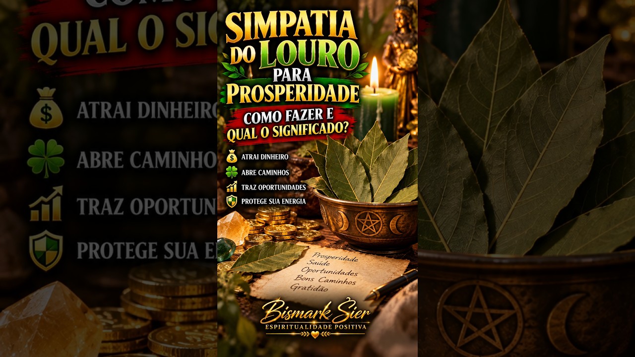 Read more about the article Simpatia do Louro Para Prosperidade 🌿 Como Fazer e Qual o Significado?