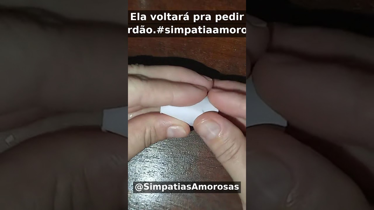 Read more about the article Ela voltará pra pedir perdão.#simpatiaamorosa #simpatia